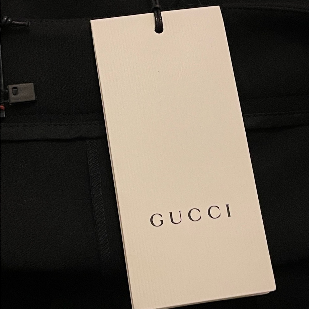 𝅺GUCCI Ruffle Hem Trousers. - Picture 5 of 12
